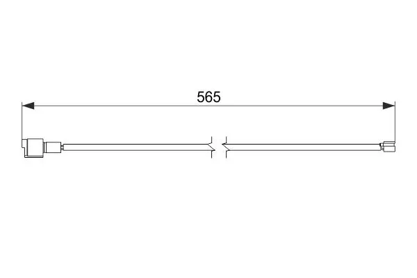 предупредителен контактен сензор, износване на накладките BOSCH               