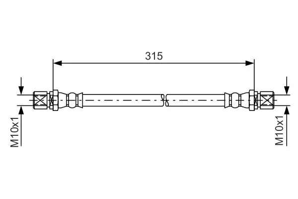 спирачен маркуч BOSCH               