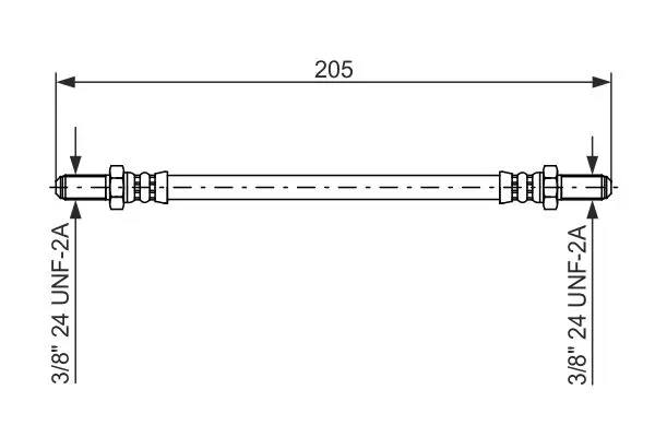 спирачен маркуч BOSCH               
