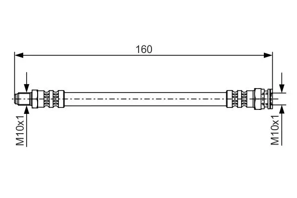 спирачен маркуч BOSCH               