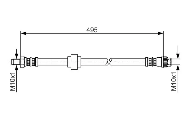 спирачен маркуч BOSCH               