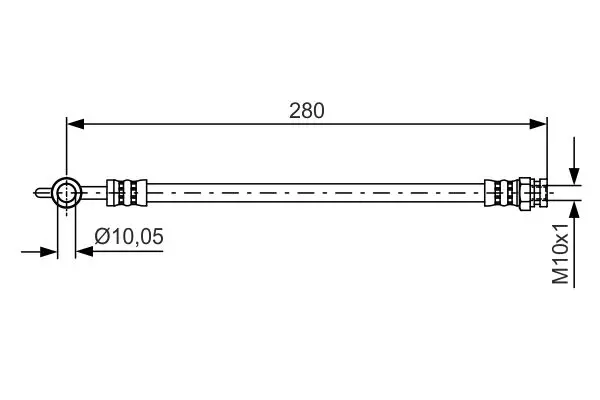спирачен маркуч BOSCH               