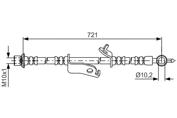 спирачен маркуч BOSCH               