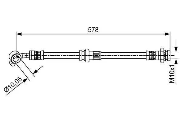 спирачен маркуч BOSCH               