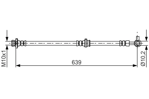 спирачен маркуч BOSCH               