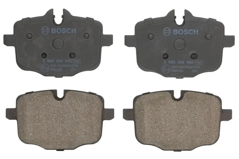 комплект спирачно феродо, дискови спирачки BOSCH               