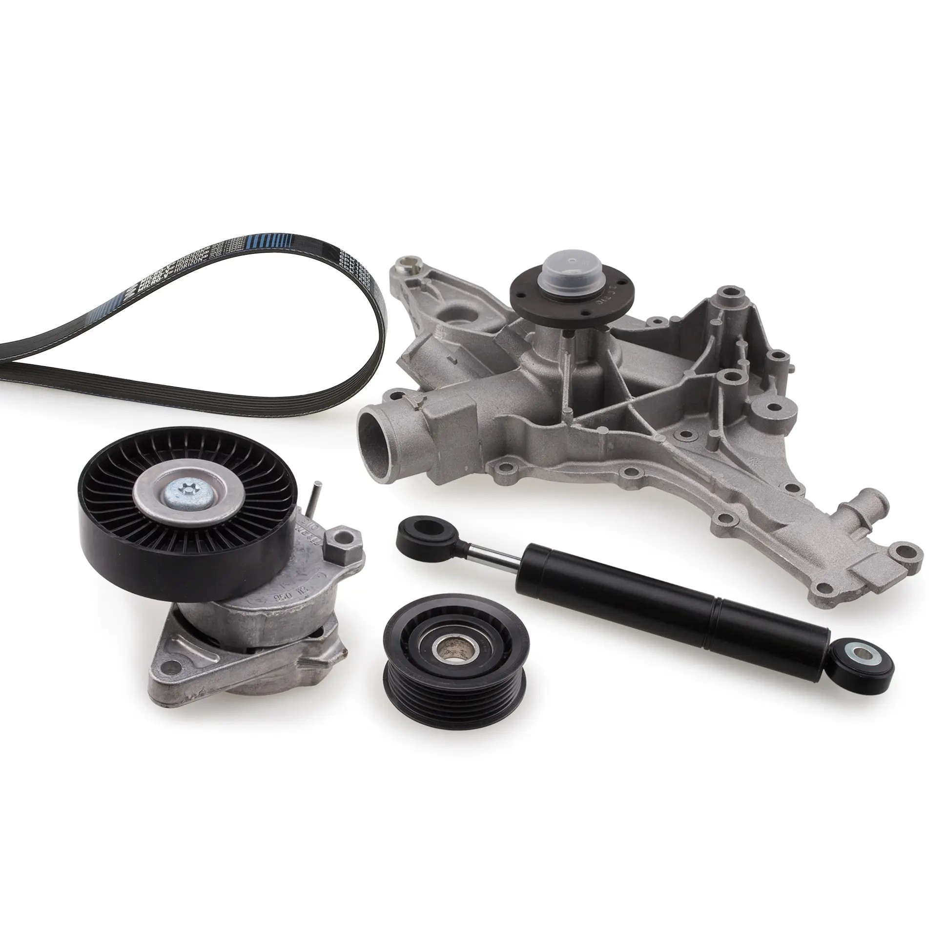 водна помпа - комплект пистови ремъци клиновидно оребряване GATES               