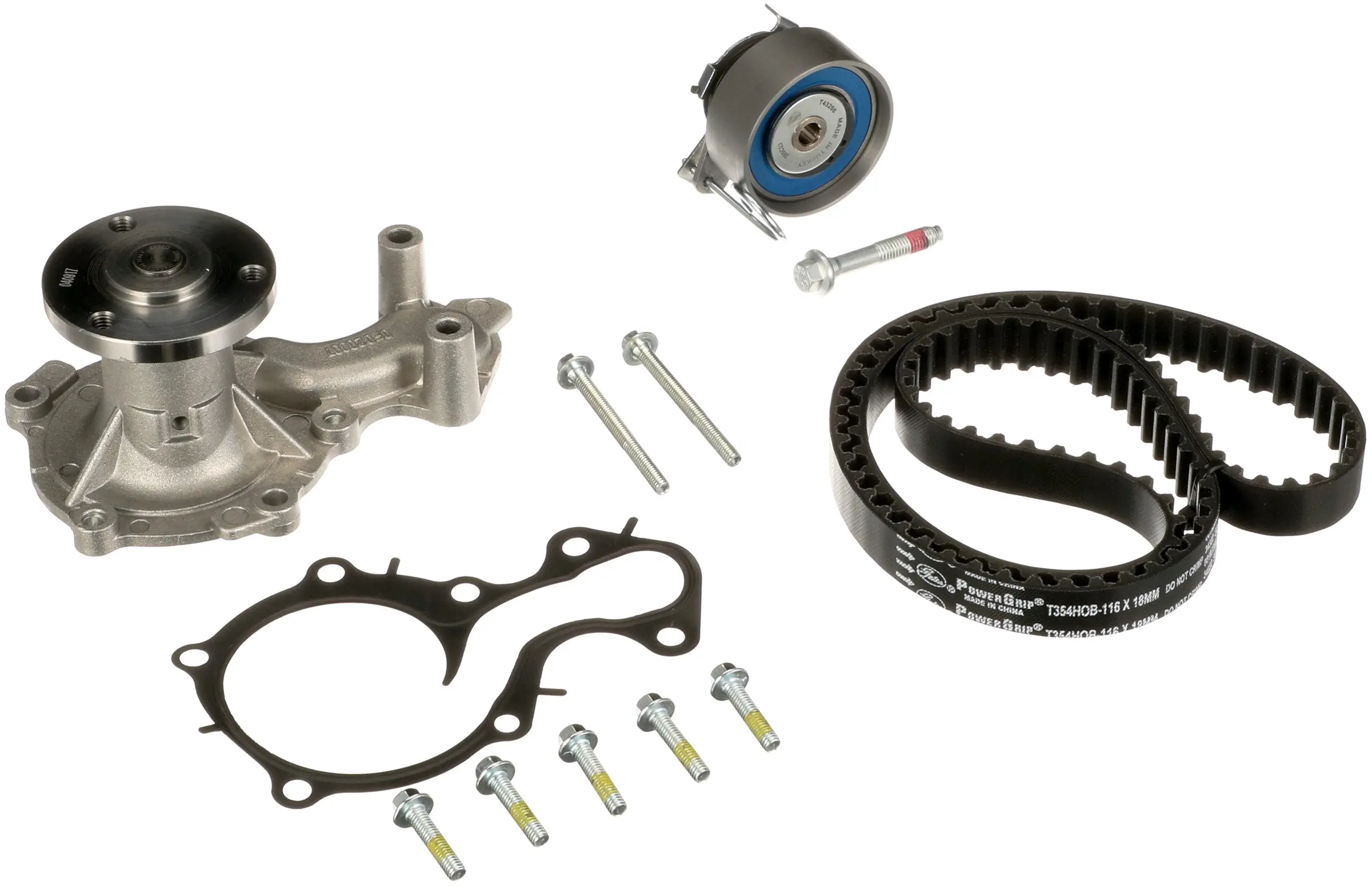 водна помпа- к-кт ангренажен ремък GATES               