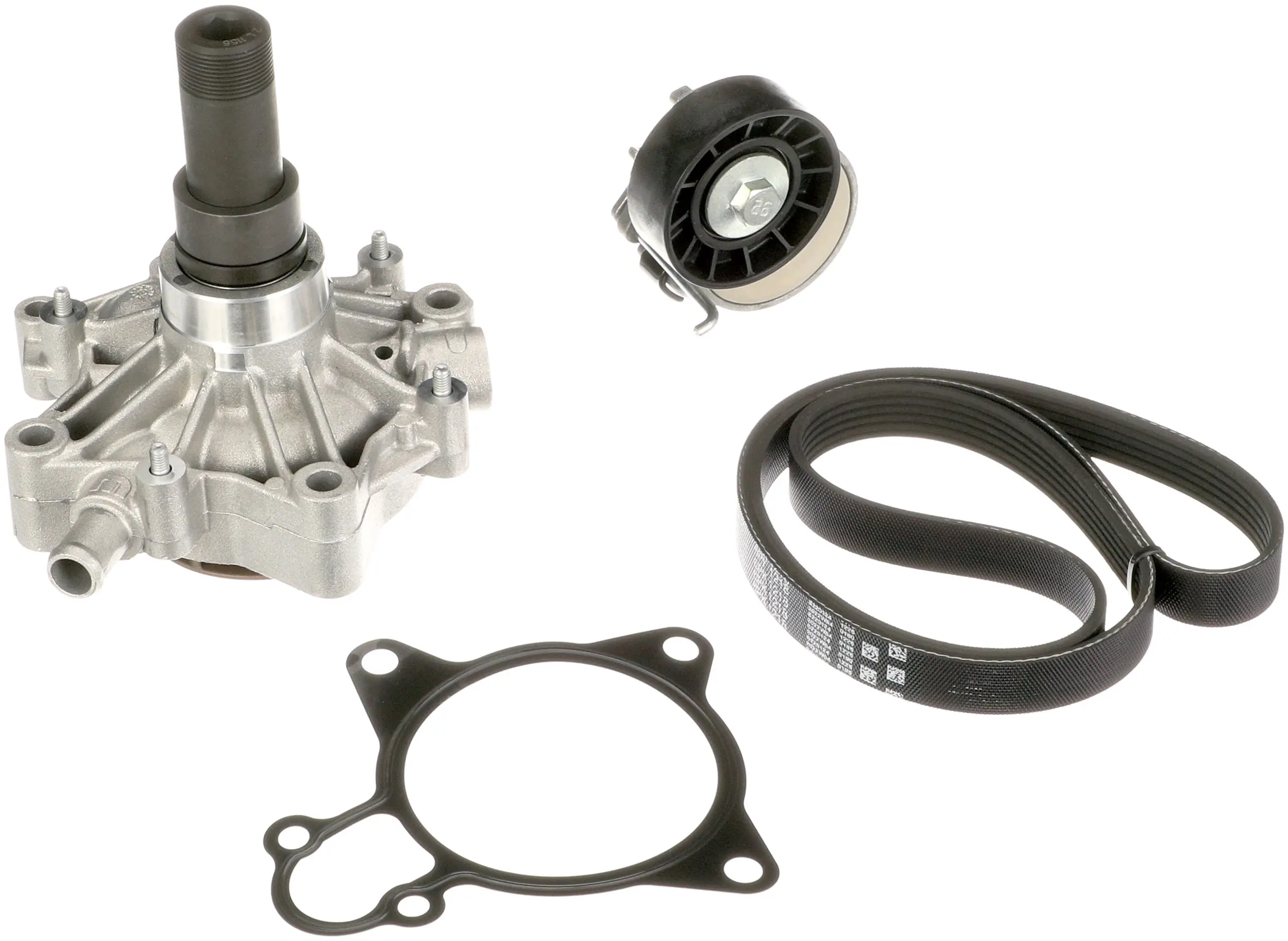 водна помпа - комплект пистови ремъци клиновидно оребряване GATES               