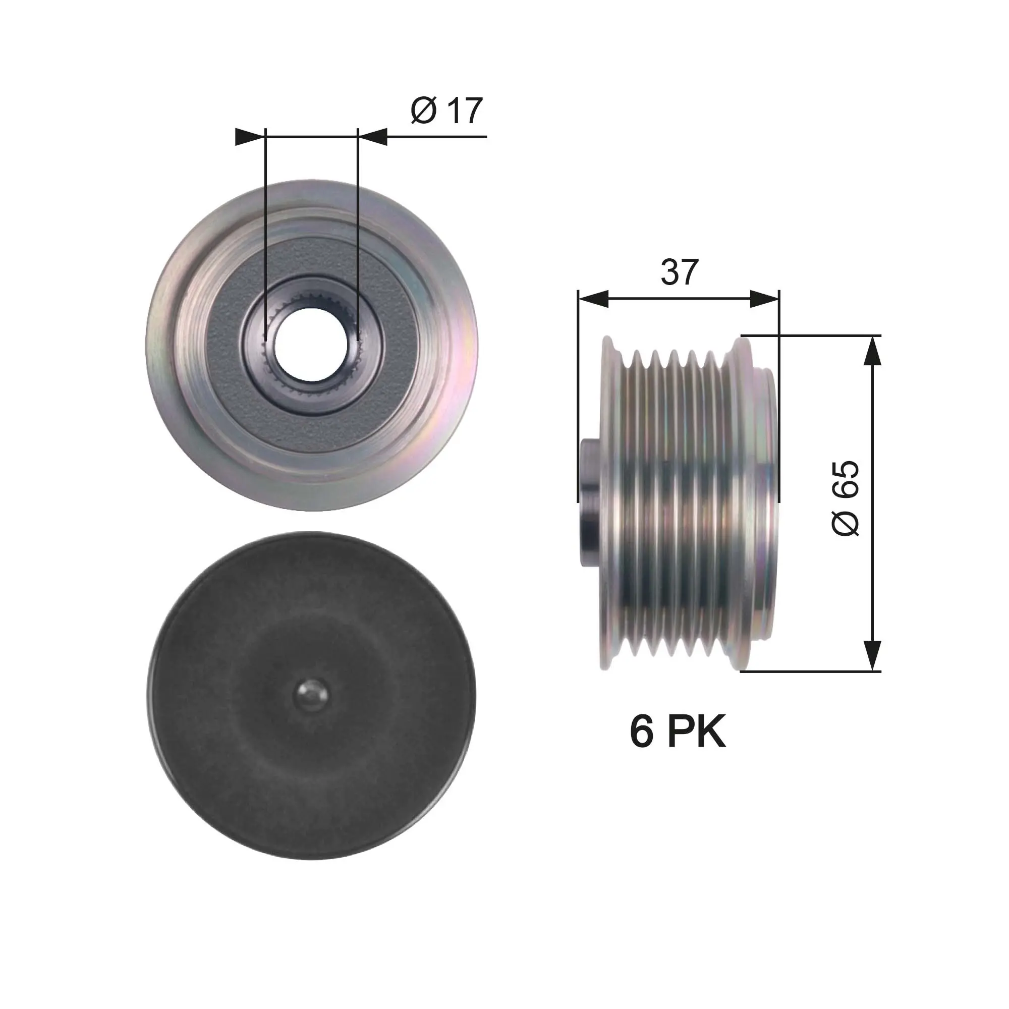 механизъм за свободен ход на генератор GATES               