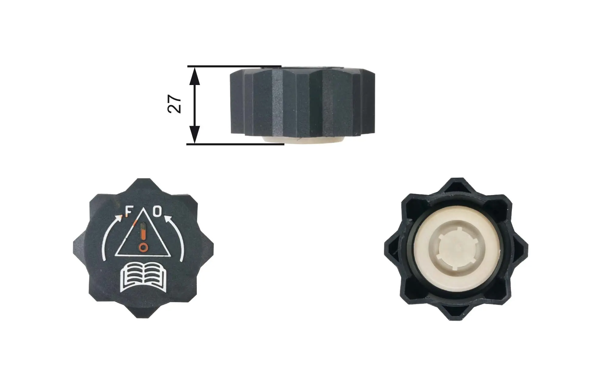 капачка, резервоар за охладителна течност GATES               