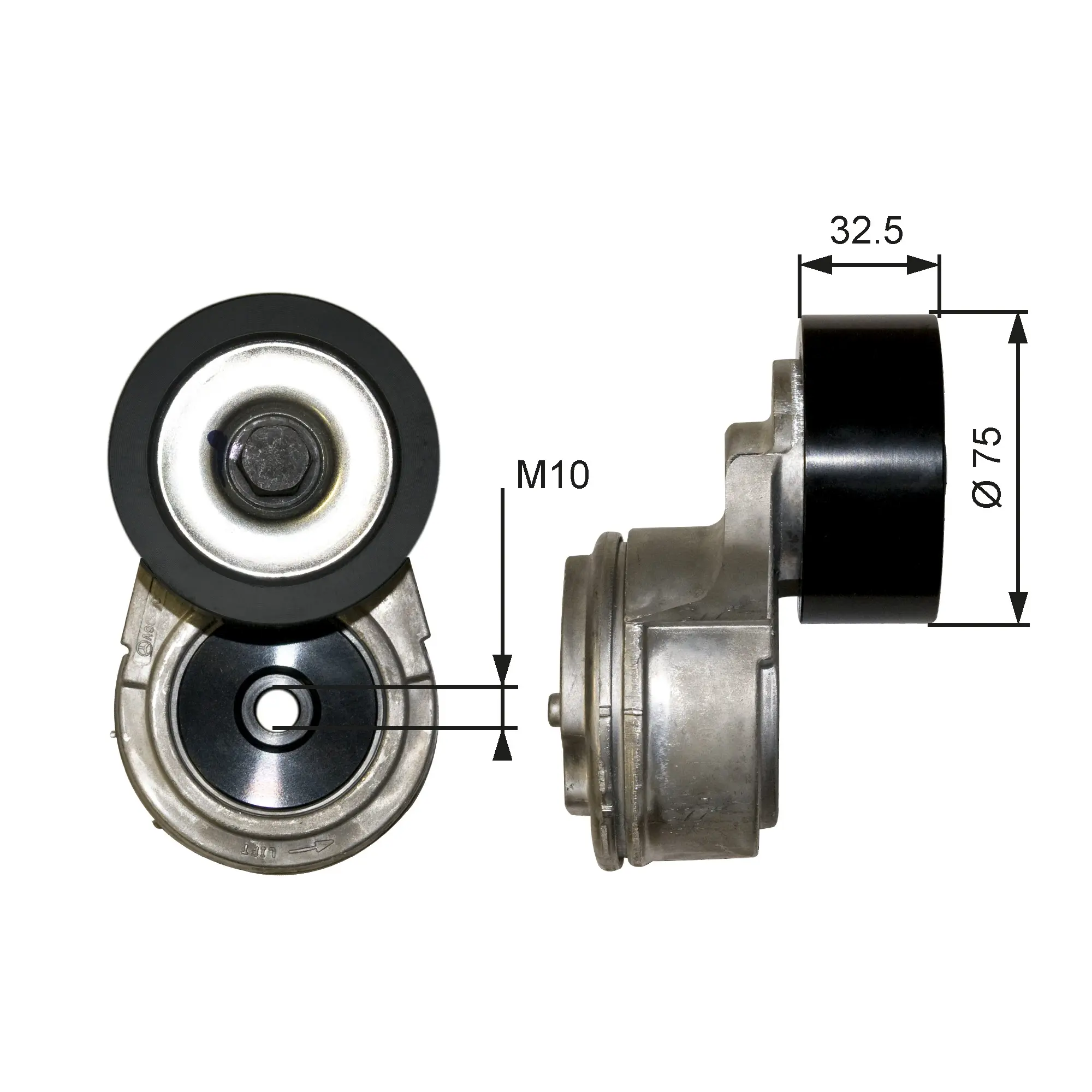 ремъчен обтегач, пистов ремък GATES               