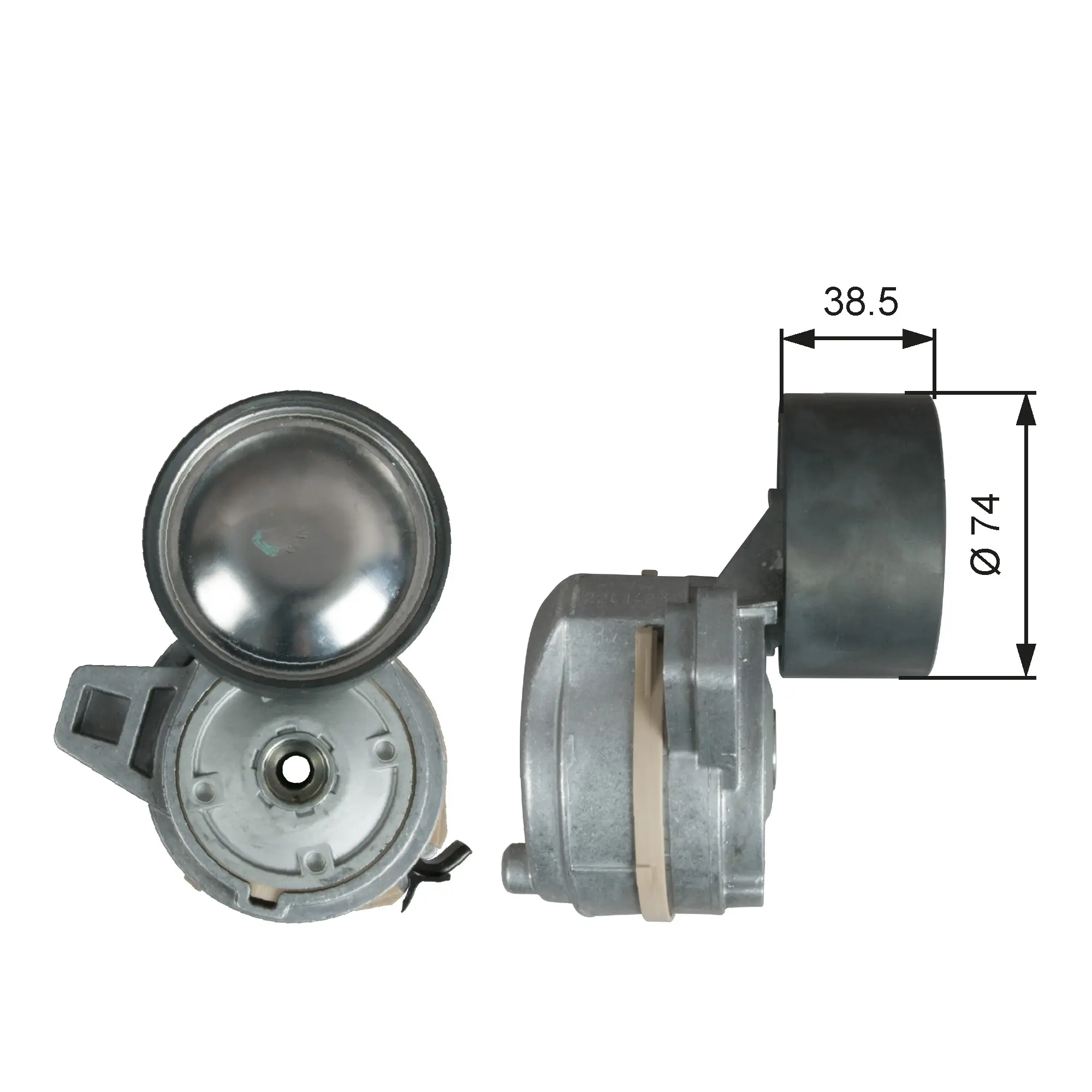 ремъчен обтегач, пистов ремък GATES               