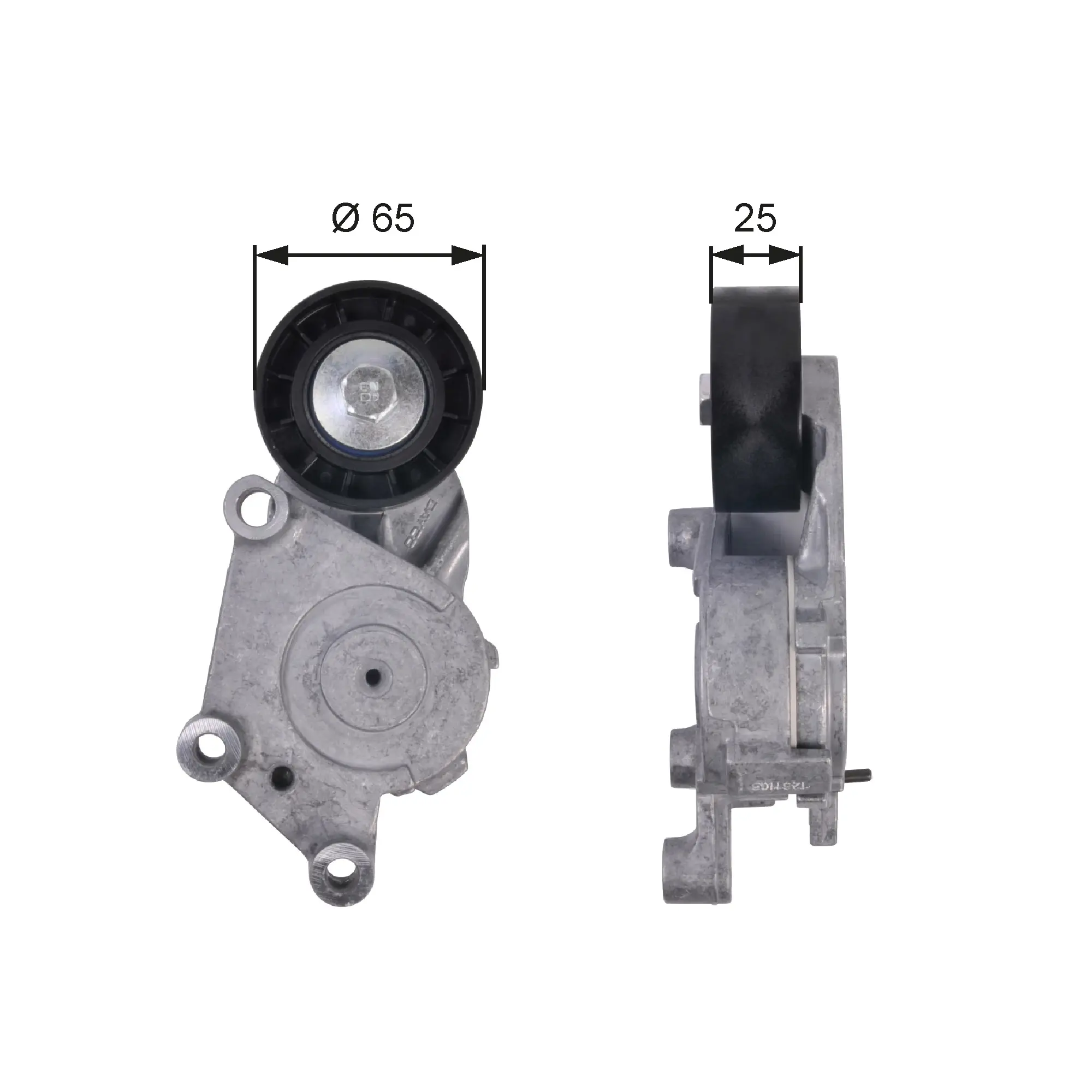 ремъчен обтегач, пистов ремък GATES               