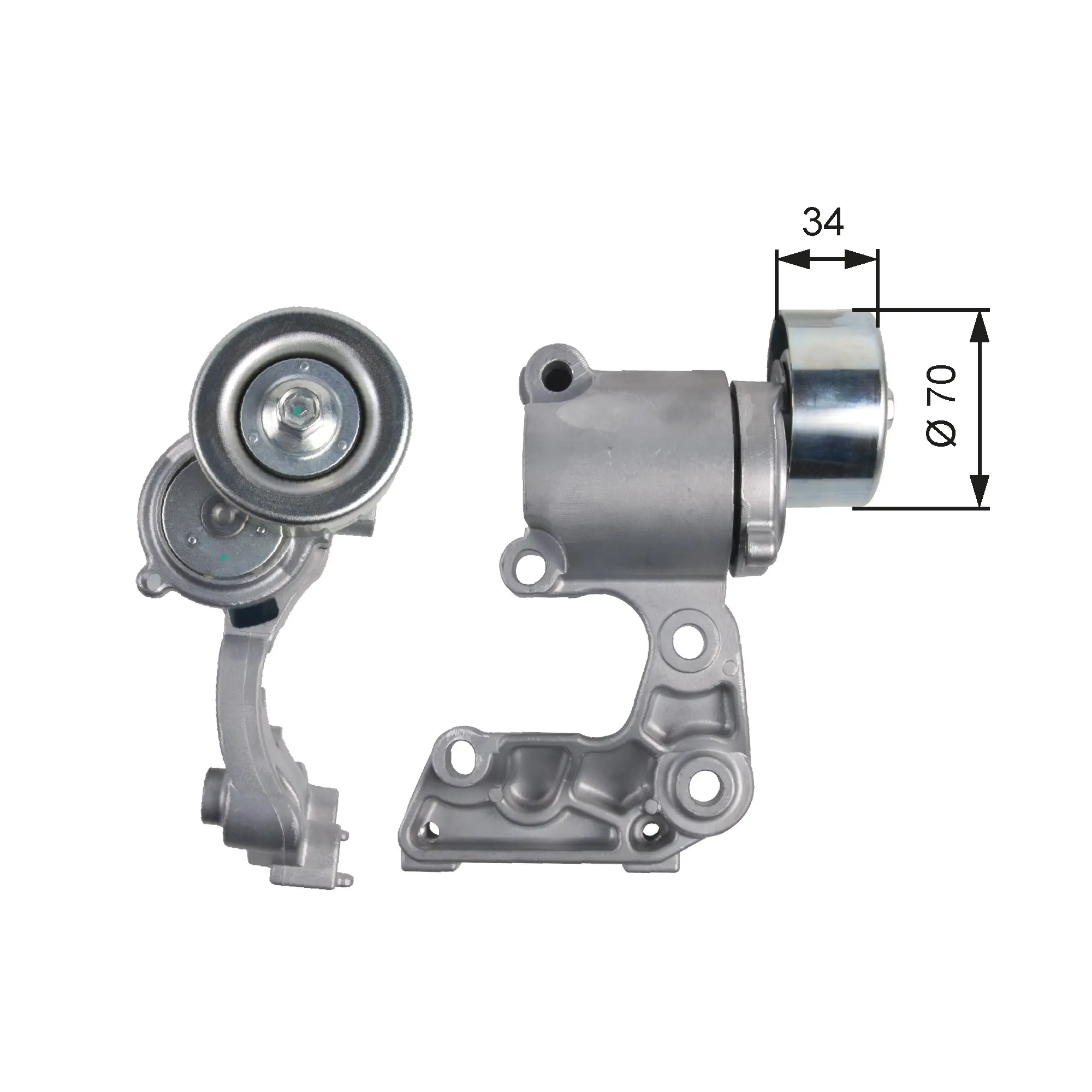 ремъчен обтегач, пистов ремък GATES               