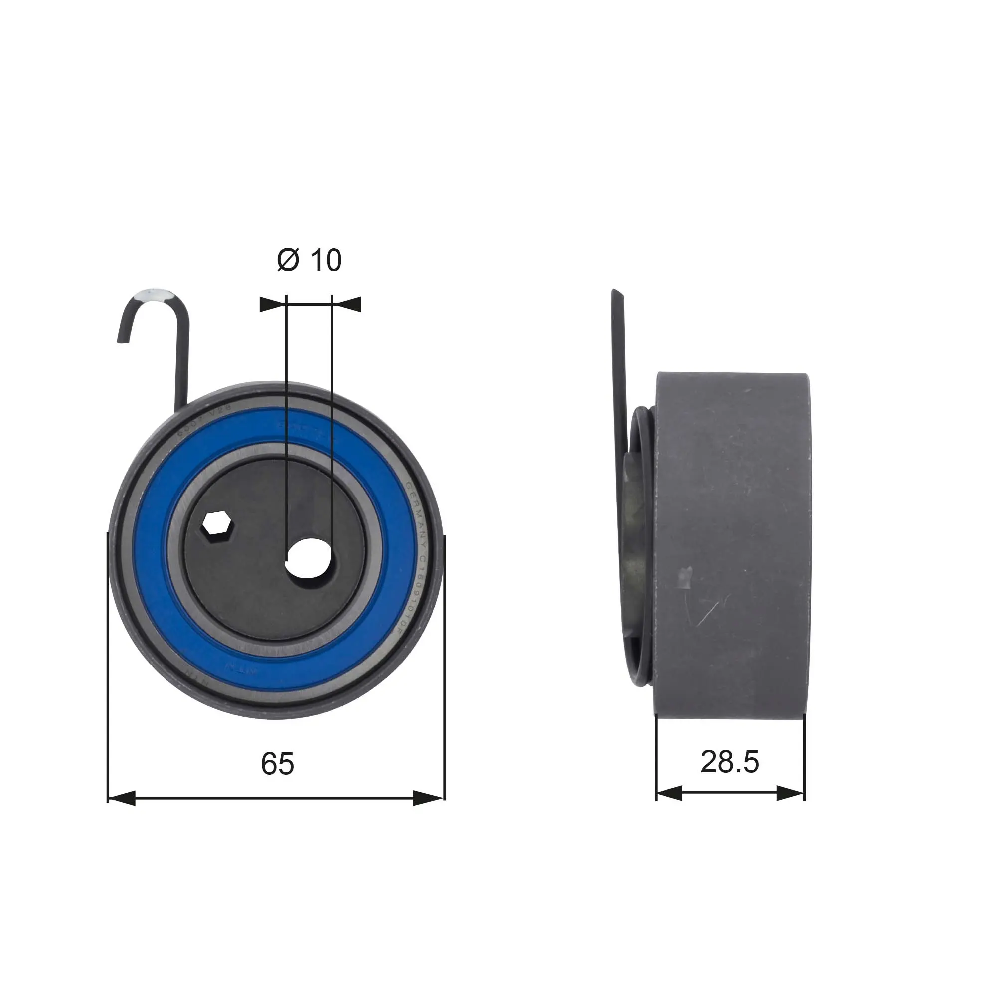 обтяжна ролка, ангренаж GATES               