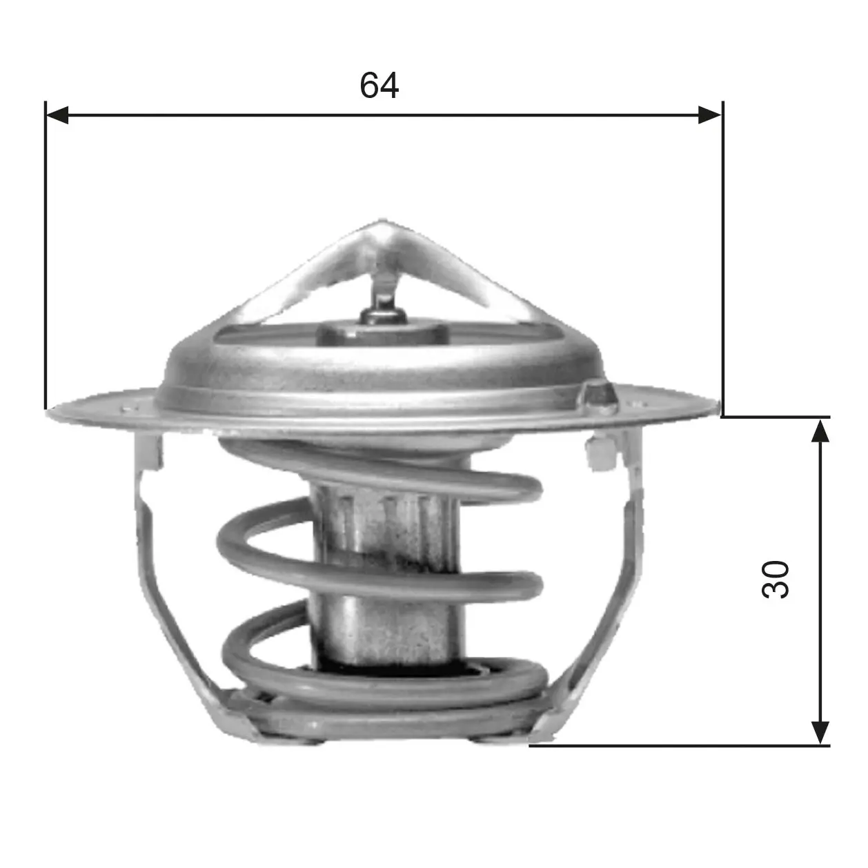 термостат, охладителна течност GATES               