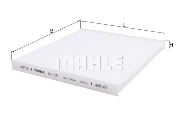 Филтър купе (поленов филтър) KNECHT              