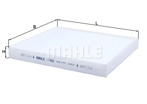 Филтър купе (поленов филтър) KNECHT              