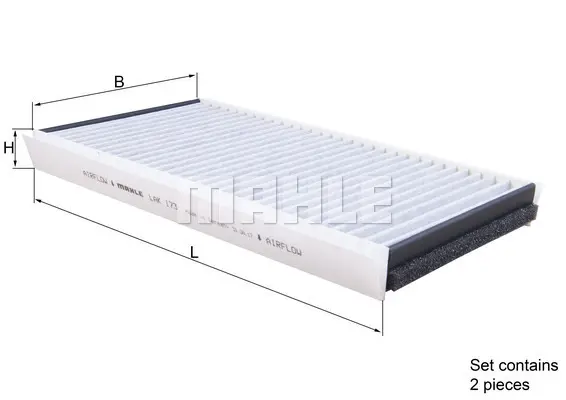 Филтър купе (поленов филтър) KNECHT              