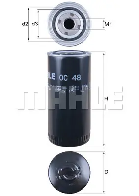 маслен филтър KNECHT              