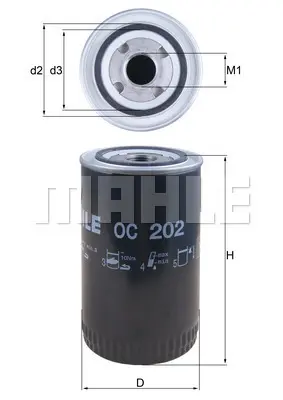 маслен филтър KNECHT              