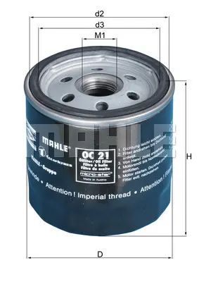 маслен филтър KNECHT              