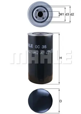 маслен филтър KNECHT              