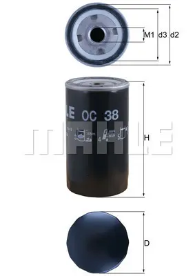 маслен филтър KNECHT              