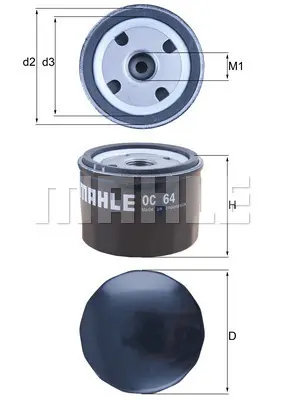 маслен филтър KNECHT              