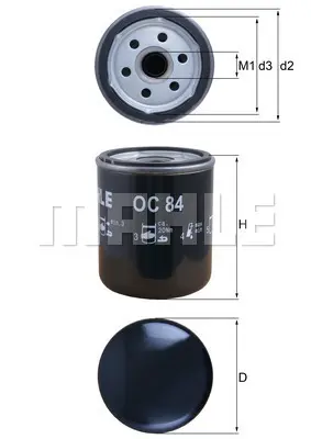 маслен филтър KNECHT              