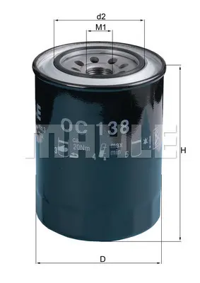 маслен филтър KNECHT              