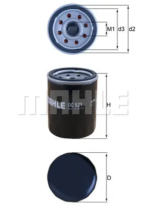 маслен филтър KNECHT              