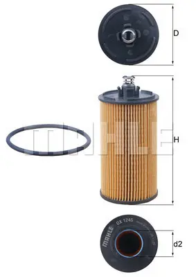 маслен филтър KNECHT              