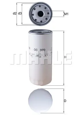 маслен филтър KNECHT              