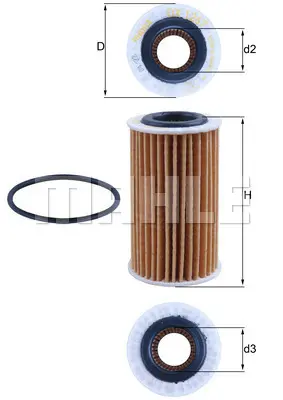 маслен филтър KNECHT              