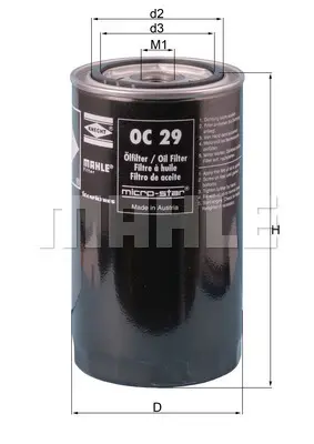 маслен филтър KNECHT              