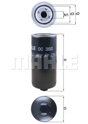 маслен филтър KNECHT              