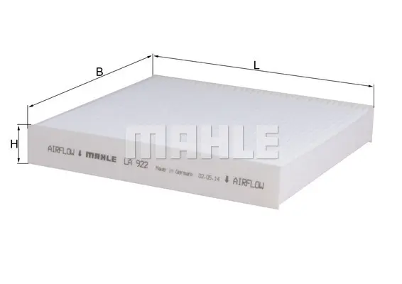 Филтър купе (поленов филтър) KNECHT              