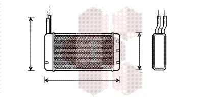 топлообменник, отопление на вътрешното пространство VAN WEZEL           