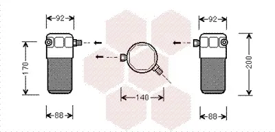 изсушител, климатизация VAN WEZEL           