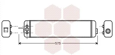 маслен радиатор, двигателно масло VAN WEZEL           