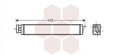 маслен радиатор, двигателно масло VAN WEZEL           