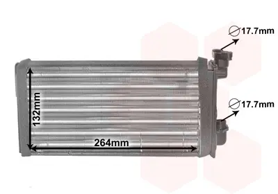 топлообменник, отопление на вътрешното пространство VAN WEZEL           