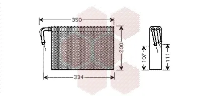 изпарител, климатична система VAN WEZEL           
