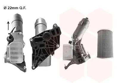 маслен радиатор, двигателно масло VAN WEZEL           