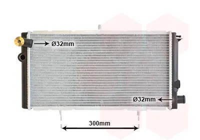 радиатор, охлаждане на двигателя VAN WEZEL           