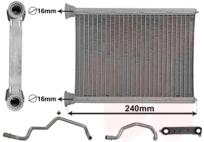 топлообменник, отопление на вътрешното пространство VAN WEZEL           
