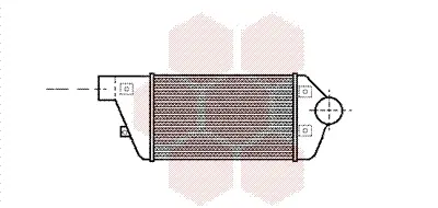интеркулер (охладител за въздуха на турбината) VAN WEZEL           