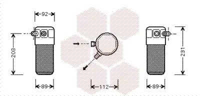 изсушител, климатизация VAN WEZEL           